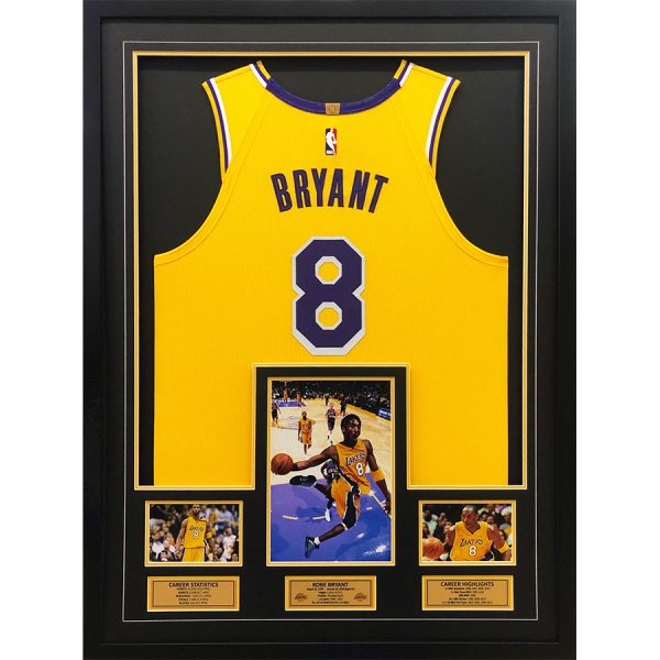 KOBE !  Framed jersey, Nba jersey, Frame