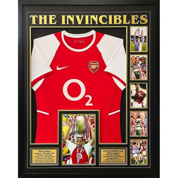 Arsenal Invincibles framed jersey
